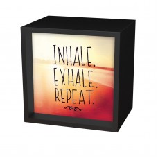 Light Box Arts Inhale Exhale Repeat Battery Operated LED Light Box Home Decor 692403240741  163052710888
